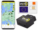 GPS4YOU OBD LOCALER+SIM KARTA ORANŽOVÁ+PL SERVER