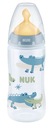 NUK 300 BOTTLE 0-6M LATEXOVÝ cumlík TEMP SENSOR