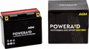 AGM POWERAID BATÉRIA 12V 10AH 185A YTX12-BS