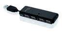 USB hub iBOX IUHT008C 4xUSB 2.0 čierny