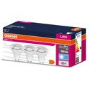 3x GU10 LED žiarovka 4,5W 50W 350lm 4000K 60° OSRAM