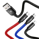 Kábel Baseus 3v1 USB-C/Lightning/Micro USB 30 cm