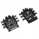 Hub SATA/MOLEX splitter pre 8x 3 PIN ventilátory