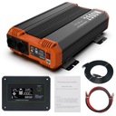 AUTO INVERTOR 24V 230V 2500W SINE LCD