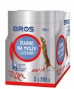 Bros Grain Poison na myši a potkany 1kg 5X200g