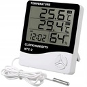 DIGITÁLNY TEPLOMER HYGROMETER HODINY METEOSTANICE