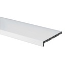 Vnútorný parapet z PVC bielej farby, 156 cm x 30 cm x 4,2