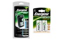 Nabíjačka Energizer + 2 batérie R14 C 2500mAh