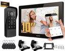 VIDEO INTERPHONE 10'' WiFi IP interkom Full HD Keychain + Encryptor Wicket + Gate