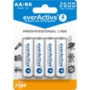 4X EVERAKTÍVNE BLISTROVÉ BATÉRIE AA LR6 R6 NI-MH 2600MAH 1,2V