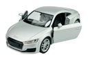 WELLY 2014 AUDI TT COUPE SILVER 1:34 NOVÝ MODEL