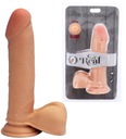 Veľký hrubý penis s loptičkami - dildo s dvojitou hustotou 8