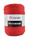 Šnúra YarnArt Twisted Macrame 773 červená