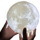 Moon nočná lampa 3D XXL real Moon pre deti, USB lampa + batéria