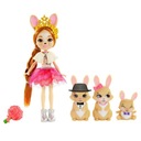 Enchantimals Family Doll Brystal 3 králiky gyj08