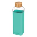 Quokka Storm - Sklenená fľaša na vodu 700 ml (Teal)