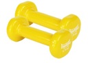 Fitness vinylové činky pre ženy ALLRIGHT 2 x 0,75 KG