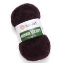 YarnArt Mohair Trendy 123 Čokoláda/VEĽA MOHÉRU