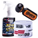 SOFT99 LIGHT WAX + ULTRA GLACO + QD FUSSO SET