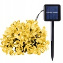 SOLAR GARLAND ZÁHRADNÁ LAMPA 40LED KVETY 6,3M