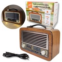 Prenosné rádio s podsvietením FM/USB/AUX RETRO kuchyňa obývačka BLUETOOTH