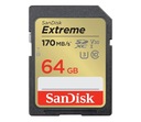 SanDisk 64 GB SDXC Extreme 170 MB/s A2 C10 V30 UHS-I