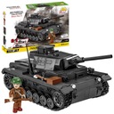 COBI 2289 BLOCKS PANZER III AUSF.J VOJENSKÝ TANK 2V1 POSTAVA VOJENSKÁ ARMÁDA