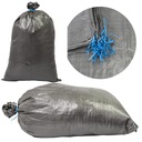 Vrecia na obilie, suť, záťah, čierne, 30 kg, silné, 50 ks