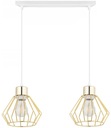 Závesná lampa Luster Loft Brilliant White Gold