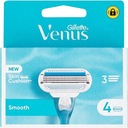 Náhradné náplne Gillette Venus Smooth do žiletiek, 4 kusy