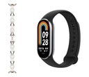 Inteligentné hodinky Xiaomi Mi Band 8 čierne + remienok Xiaomi biely