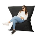 Pouffe Sedací vak 350L 140x180 cm Čierny