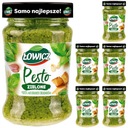 Talianske Pesto Łowicz Zielone Bazalková omáčka prírodné ingrediencie 6x 180g