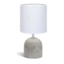 Stolná lampa s motýlikom 26x13x13cm sivo béžová