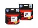 2x atrament HP 650 pre Deskjet 1515 2515 2540 2545