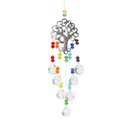 Crystal Wind Chimes Suncatcher prívesok DIY Rainbow