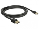 Kábel Displayport Mini – Displayport 2m M/M v1.4 8