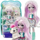 Enchantimals Cheetah Doll Bábika Sybill Snow Leopard a Flake GJX42