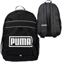 PUMA mládežnícky športový školský batoh Plus Backpack na notebook, čierny