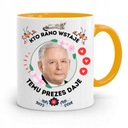 HRNČEK ŽLTÝ FUNNY PIS JAROSŁAW KACZYŃSKI