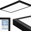 LED stropné PANELOVÉ SVIETIDLÁ 60x30cm 36W POVRCHOVÁ MONTÁŽ ČIERNA CCD