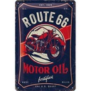 Darčekový plagát na tabuľu 20x30 Route 66 Motor Oil