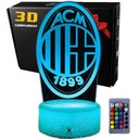 3D LED USB darčeková lampa AC MILAN