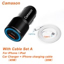 Camason 45W USB rýchlonabíjačka do auta typ