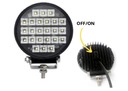 Lampa 24 LED výkon 24W s ON/OFF obytným autom 12v 24v