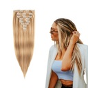 Clip In syntetické vlasy 47 cm 8 pások #14/88 blond Real Soft predlžovanie