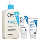 CeraVe vyhladzujúci umývací gél 473 ml + hydratačný krém na tvár 52 ml