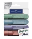 Melír zvýrazňujú FABER CASTELL 4 KOL METALLIC