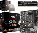 MSI B450M-A PRO MAX + RYZEN 5 4500 + 8 GB 3200 MHz