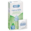 DUREX tenké kondómy NATURALS s vodným lubrikantom, 10 ks jemné